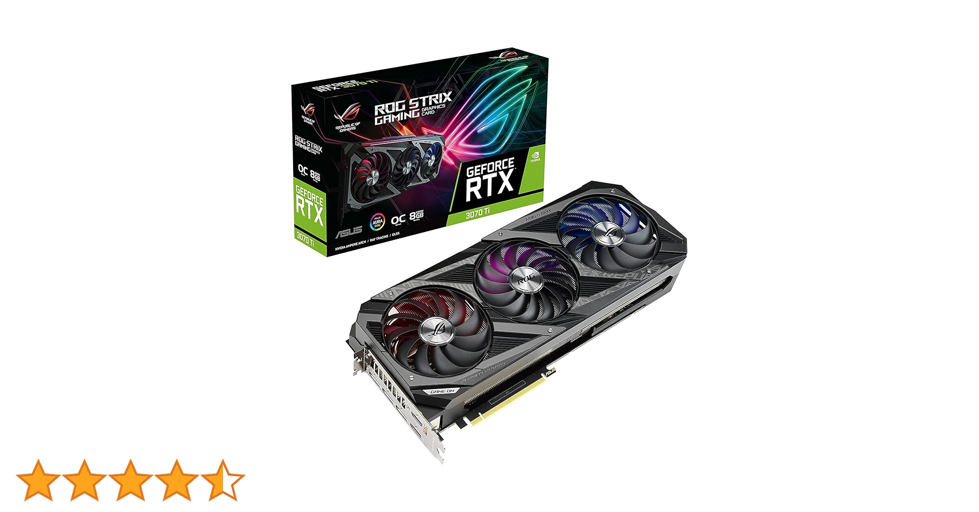 ASUS ROG Strix NVIDIA GeForce RTX 3070 Ti OC Edition Gaming